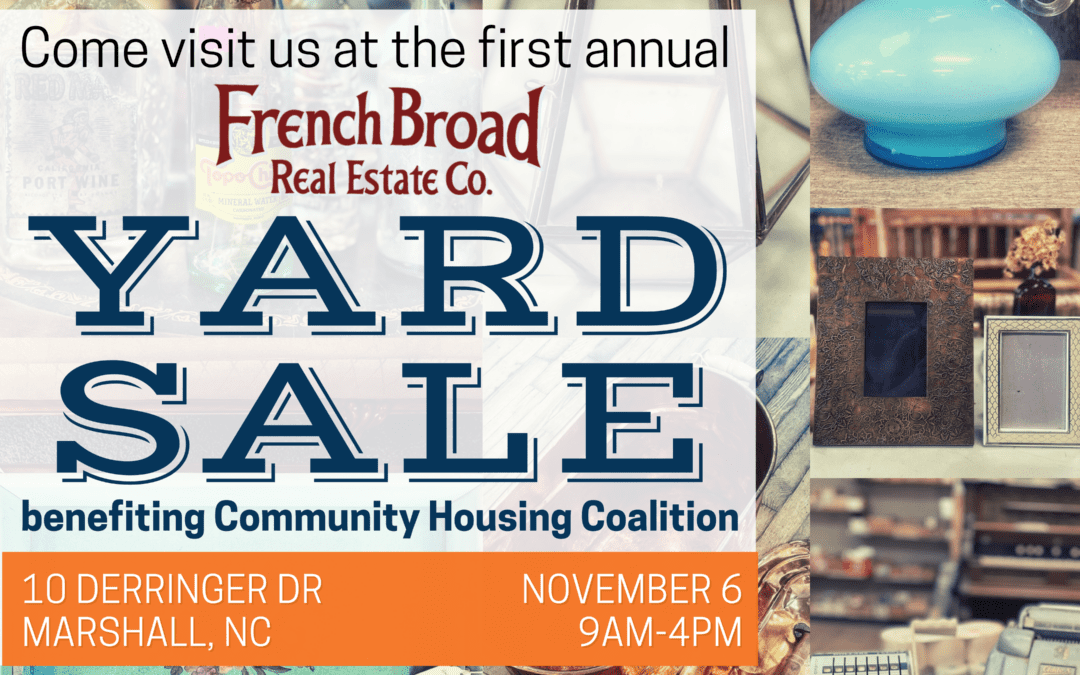 Fundraising Success with the First Annual French Broad Real Estate Co Yard Sale